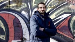 �lvaro Mu�oz, en su etapa en el Obradoiro