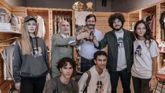 Presentaci�n de la colecci�n c�psula de Estrella Galicia y elPulpo en el MEGA de A Coru�a.