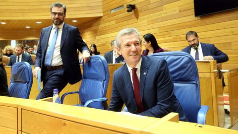 El presidente de la Xunta, Alfonso Rueda, hizo el anuncio durante el pleno.