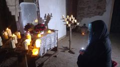 Uno de los escenarios de las �casas do terror� por las que discurri� la ruta del a�o pasado