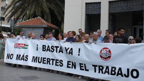 Concentraci�n contra la siniestralidad laboral 