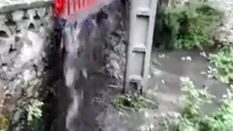 Las tormentas anegan Dega�a