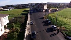 Vista a�rea de A Capela