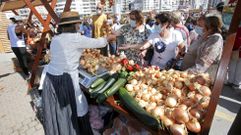 Feira da Cebola, en la Praza dos Barcos, el a�o pasado