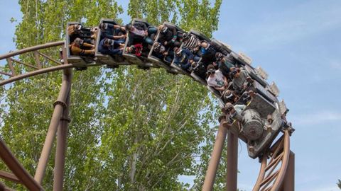 33 heridos leves en una monta�a rusa del Parque de Atracciones de Madrid