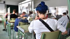 Imagen de archivo de una clase en un instituto de ESO y bachillerato en A Coru�a