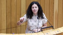 La diputada del BNG y portavoz de Facenda de los nacionalistas, Noa Presas, en una imagen de archivo.