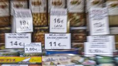 Precios de art�culos en un supermercado
