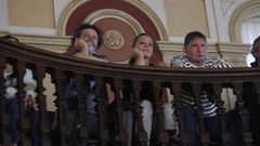 Rafael Cachafeiro (izquierda) acudi� a la rueda de prensa en la que J�come dio sus explicaciones por los audios desvelados