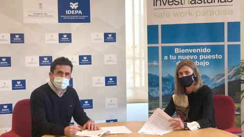 Firma del acuerdo entre Idepa y Spaces