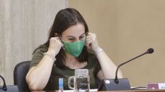 La portavoz de la marca de Podemos en Vilagarc�a, Mar�a de la O Fern�ndez