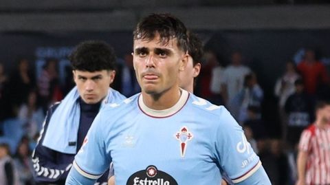 El centrocampista del Celta Miguel Rom�n.