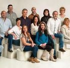 <span lang= es-es >Nueva lista de UxC</span>. El cabeza de lista de UxC, con parte de los candidatos que lo acompa�an.