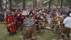 Paso del Lethes y batalla campal en la Festa do Esquecemento de Xinzo