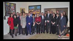 Representantes de Ribadavia en una visita de la Ruta de Sefarad a Israel, en 2012