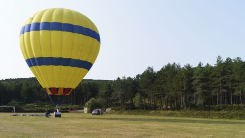 Las subidas en globo comenzaron este fin de semana en Manzaneda