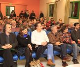 En Marea, ayer en la antigua biblioteca p�blica de Burela. 