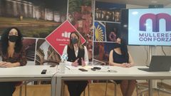 Ana Abelleira, Lara M�ndez e Silvia Alonso presentaron o borrador do Plan de Igualdade