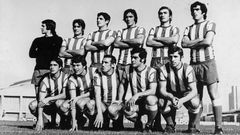 Manolo Loureda es el segundo futbolsita por la izquierda de la fila inferior
