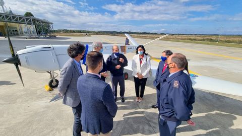 Presentaci�n en el aer�dromo de Rozas del sistema Milano