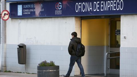 Una oficina de empleo en Ferrol