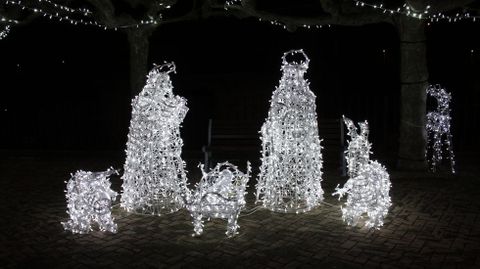 En Carballeda de Valdeorras hay un beln luminoso