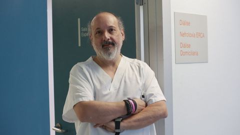 El doctor Jess Calvio, Jefe de Servicio de Nefrologa en el Hospital Lucus Augusti. 