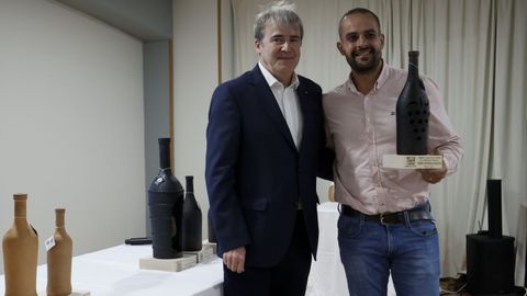 Bruno Lobelle recogió el premio por el mencía en barrica de Finca Míllara