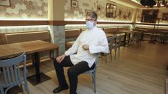 Juan Carlos Somoza, chef del restaurante A Noiesa, el cual ha sido elegido entre los mejores propuestas gastron�micas informales de Espa�a en los premios Travellers' Choice 2021 Best of the Best. p. rodr�guez 