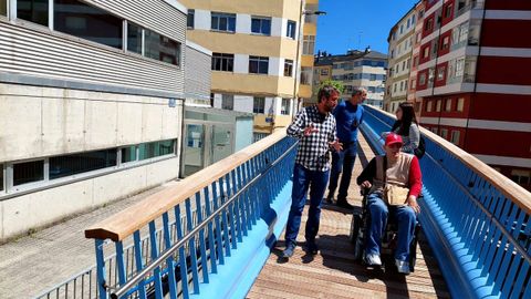 La pasarela peatonal abrirá a finales de mes