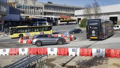 La actual estaci�n de autobuses de Santiago, en la avenida Rodr�guez de Viguri, que pronto ser� demolida