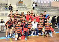 Los jugadores del Cl�nica Deza durante el torneo de esta semana.