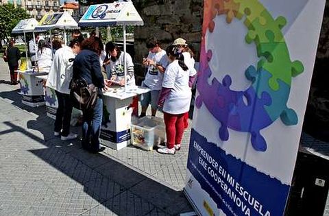 Los ni�os de Pr�ncipe Felipe crearon el curso pasado la cooperativa Ponquincalla.