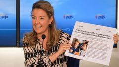 La presidenta del PP de Asturias, Teresa Mallada