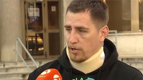 Un guardia civil insulta y amenaza a un antitaurino detenido en una plaza de toros de Madrid