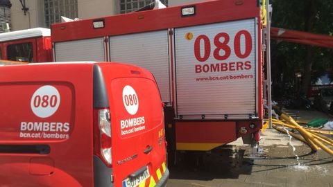Veh�culos de los Bomberos de la Generalitat, en una imagen de archivo.