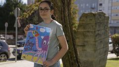 <strong></strong>Irene Hu�scar, autora do cartel do San Froil�n Mi�do