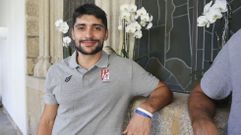 Sergi Quintela, este martes en un acto del Obradoiro.