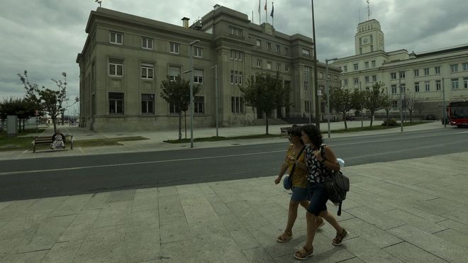 El edificio de la Autoridad Portuaria de A Coru�a
