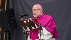 El fraile franciscano y arzobispo de Oviedo, Jes�s Sanz