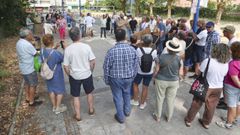 Concentracin vecinal en rechazo de la tala de rboles, el 11 de junio