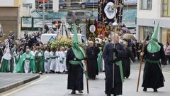 Procesi�n de la Semana Santa de Burela del 2025, en imagen de archivo