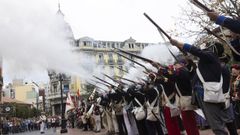 Oviedo recrea las guerras carlistas que dieron origen al Desarme