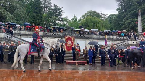 Desfile de la jura de bandera en Lugo