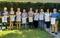 Entrega de premios del concurso del año anterior, este viernes en el parador de Cambados