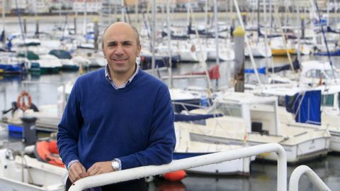 Luis Carral, directivo del N�utico R�a de Ares