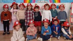 Alumnos de la escuela infantil sarriana
