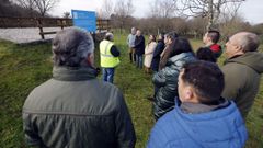 Visita de la conselleira de Medio Ambiente a Palas de Rei