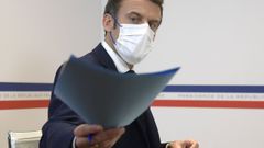 Emmanuel Macron, presidente de Francia