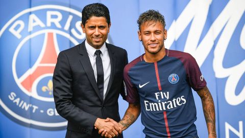 Presentaci�n de Neymar con el PSG